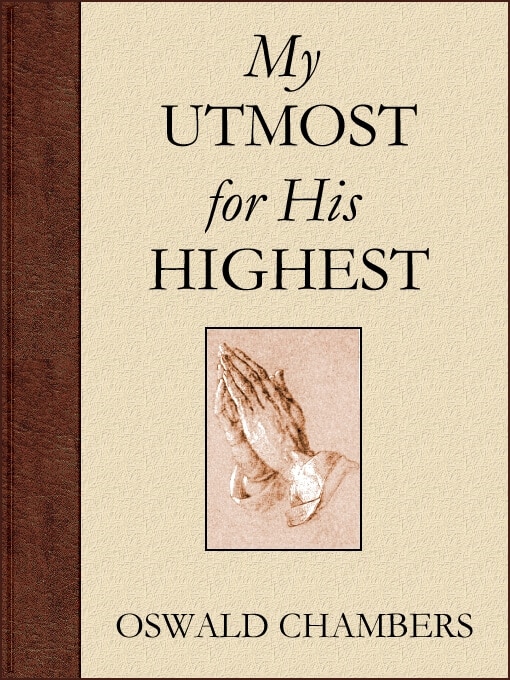 my utmost for his highest